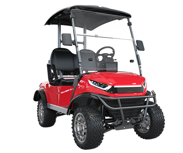 Carro de golf elevado